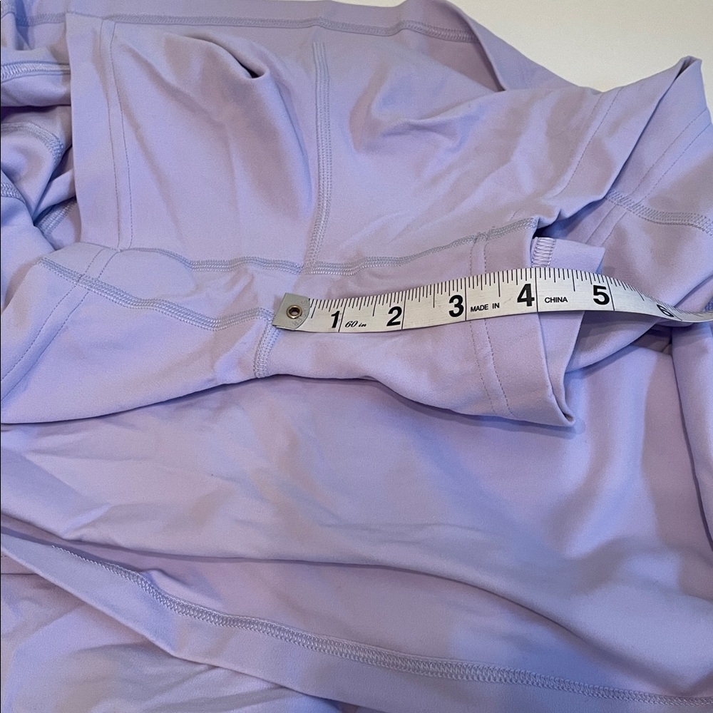 Lululemon Size 14 Baby Purple Align Dress With Under Shorts Pockets Padded Tank - Picture 9 of 10